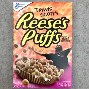 Set of 2 boxes Travis Scott’s Reece’s Puffs Cereal